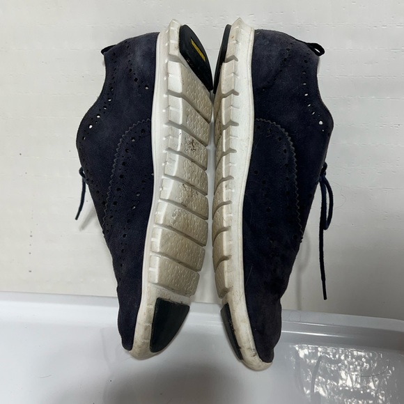 Cole Haan Women’s zerogrand 8.5 Oxford shoes navy blue - Picture 2 of 5